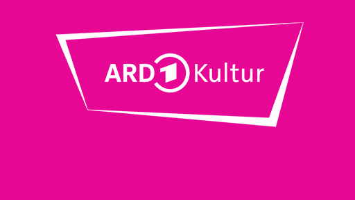 Startseite ARD Kultur. Logo der ARD und der Schriftzug Kultur in Fuchsia.