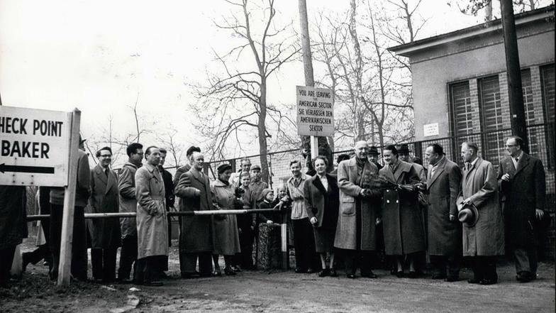 Der amtierende Bürgermeister von West-Berlin, Dr. Otto Suhr.