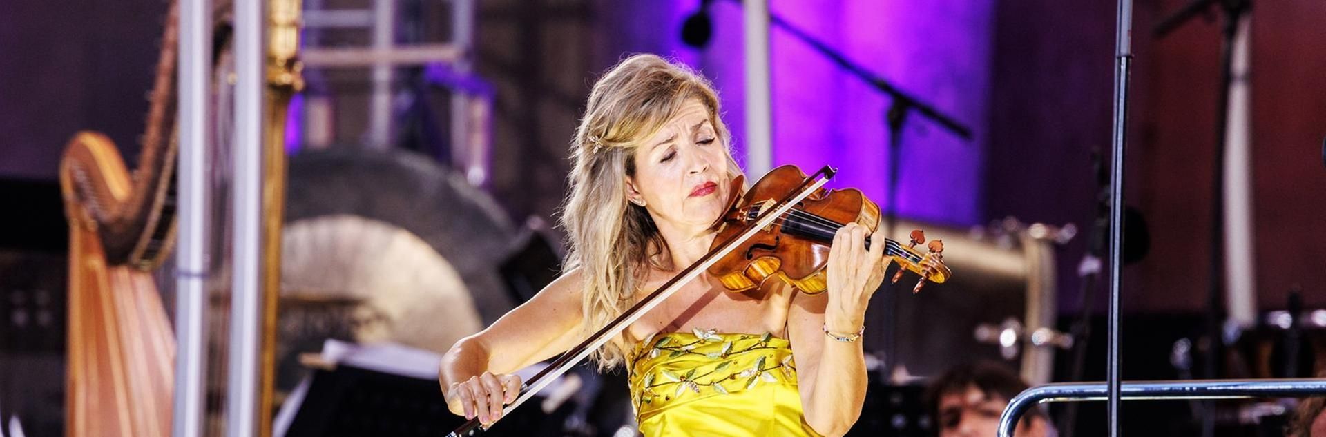 Klassik am Odensplatz mit Anne-Sophie Mutter und Lahav Shani